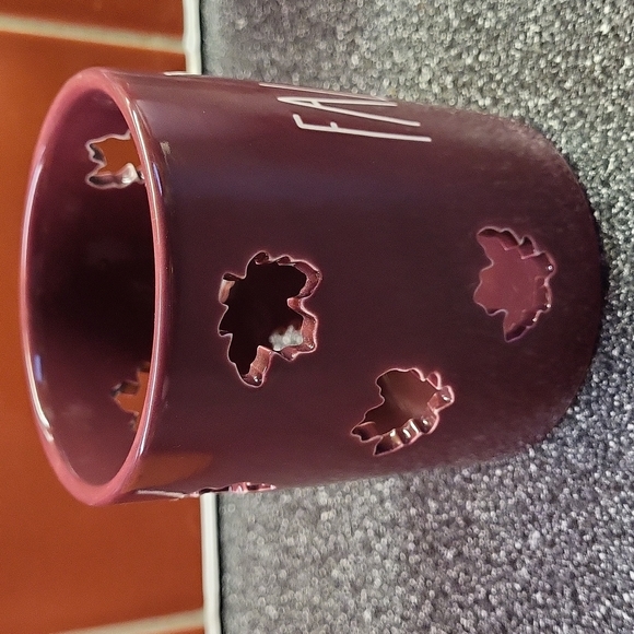 Rae Dunn Ceramic Tealight Pair Fall Spiced 🍂🍁 - Picture 3 of 5